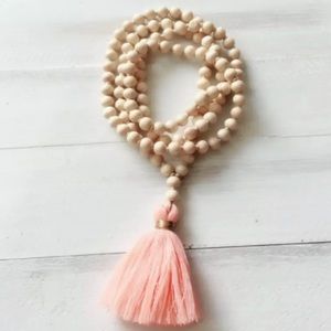 Boho Wooden Necklace